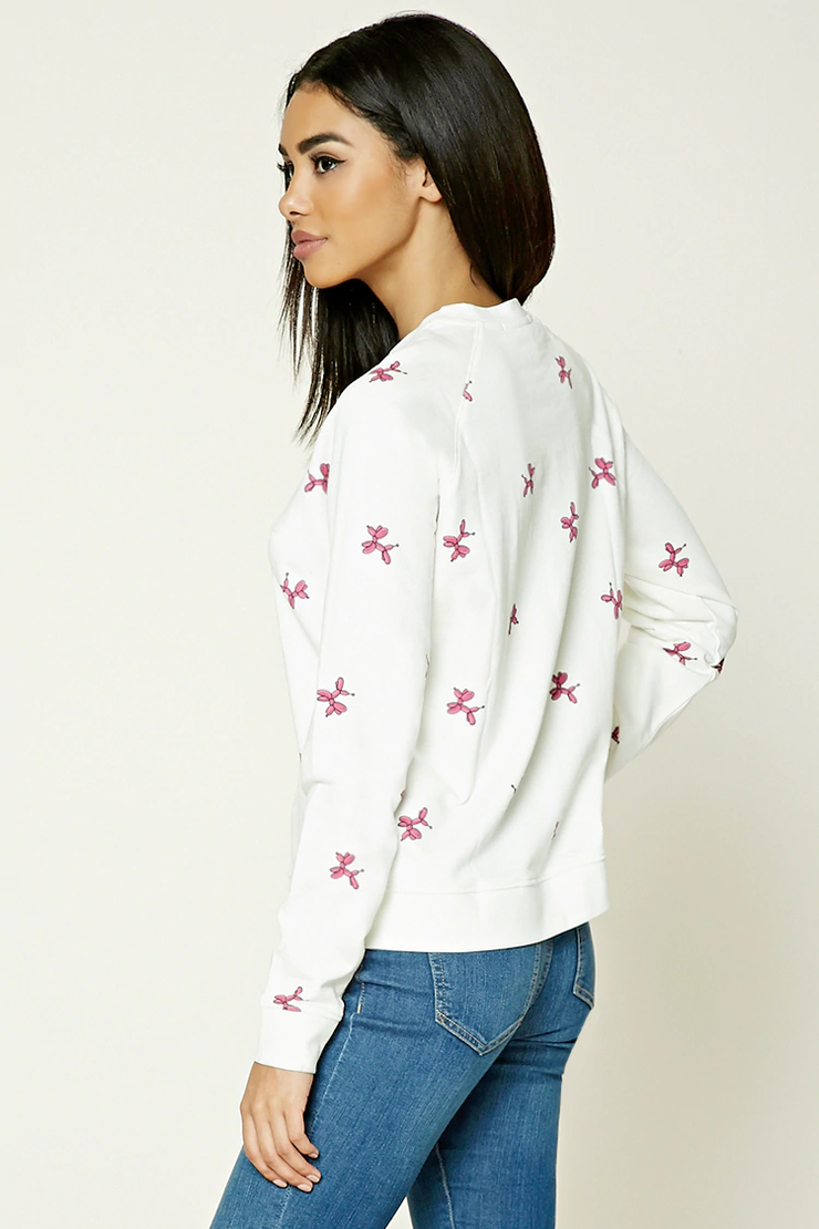 Balloon Dog Graphic Sweatshirt From Forever 21