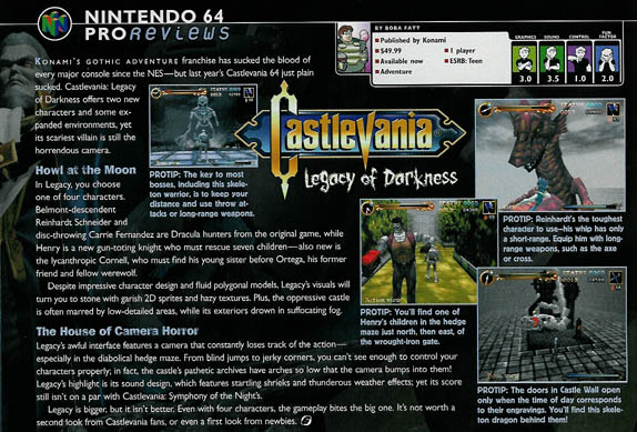 Castlevania: Legacy Of Darkness
