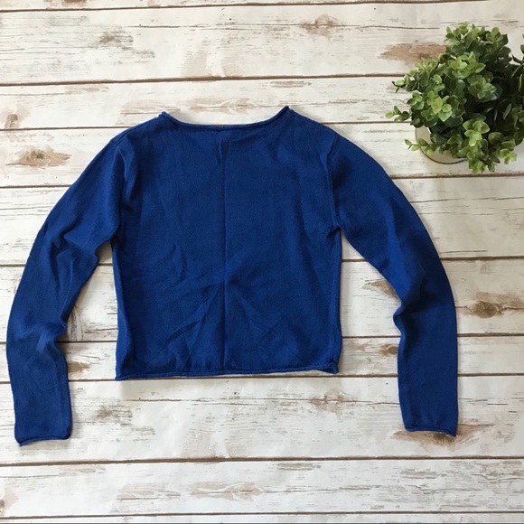 Tucker + Tate COOL letters sweater blue white 8
