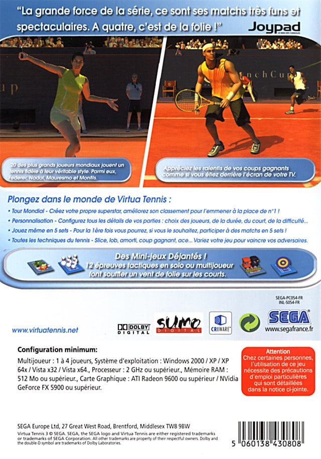 Virtua Tennis 3