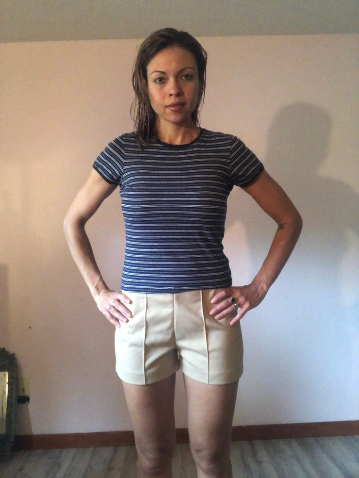 Vintage 90s striped tee/striped ringer tee/grunge t shirt/90s grunge tee