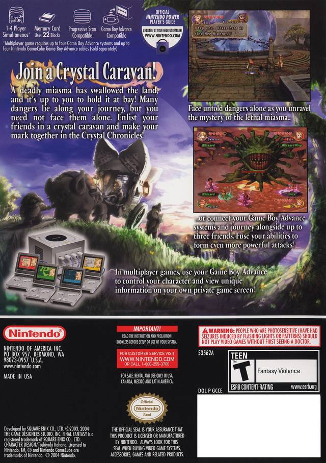 Final Fantasy:  Crystal Chronicles