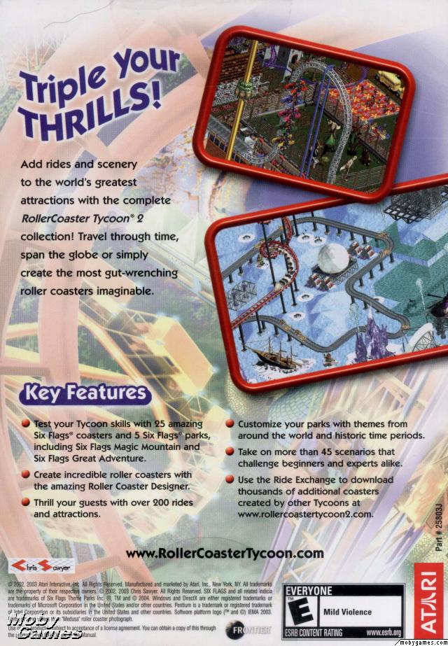 Rollercoaster Tycoon 2: Triple Thrill Pack