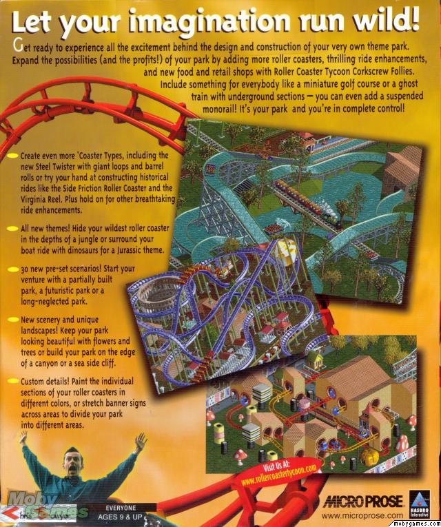 RollerCoaster Tycoon: Corkscrew Follies (Expansion)