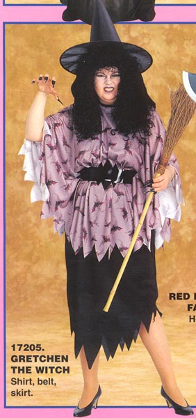 Rubies Full Cut Halloween Woman's Costume Gretchen the Witch