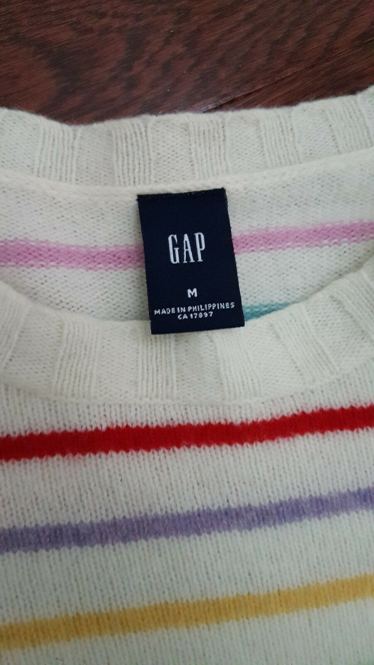 Hermione Granger Gap Striped multi color jumper ASO Harry Potter SA white M gap