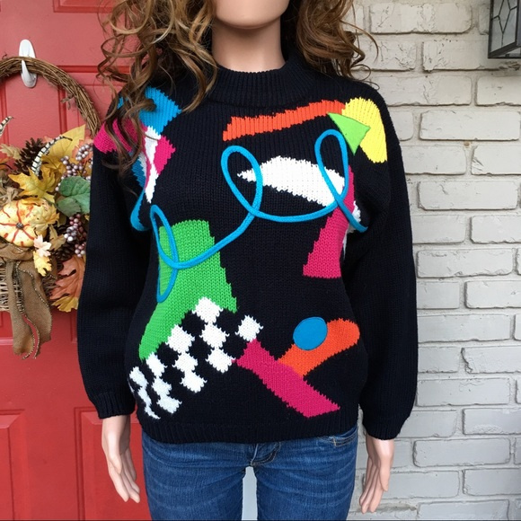 Vintage 80's pattern sweater