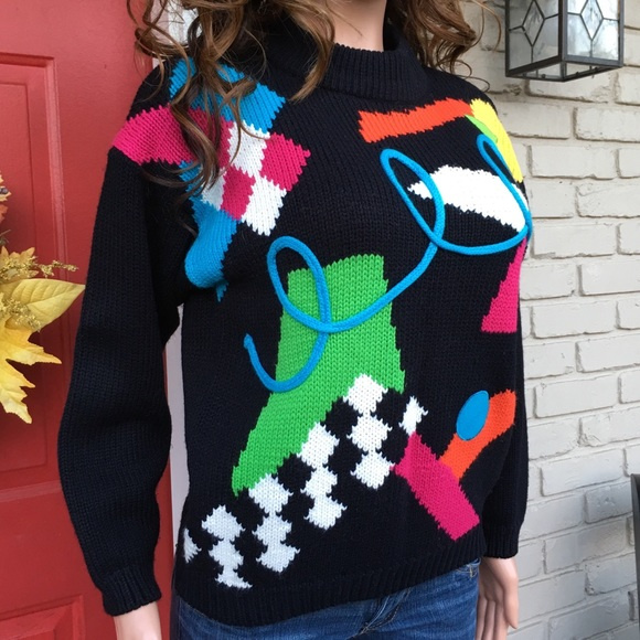 Vintage 80's pattern sweater