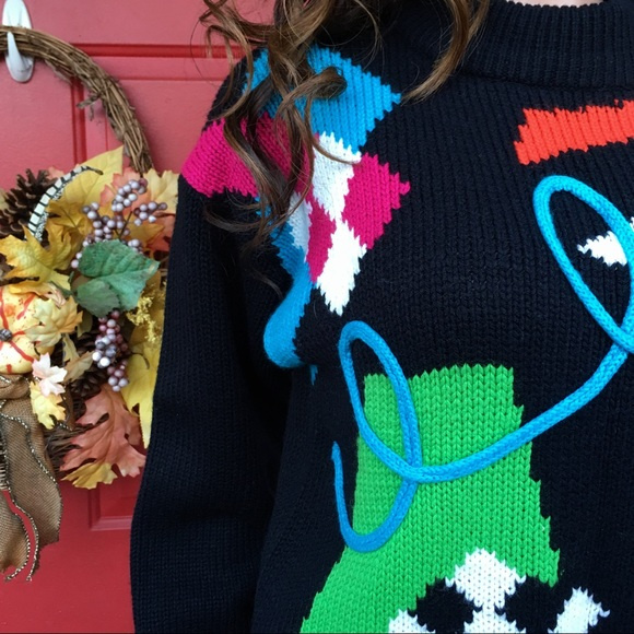 Vintage 80's pattern sweater