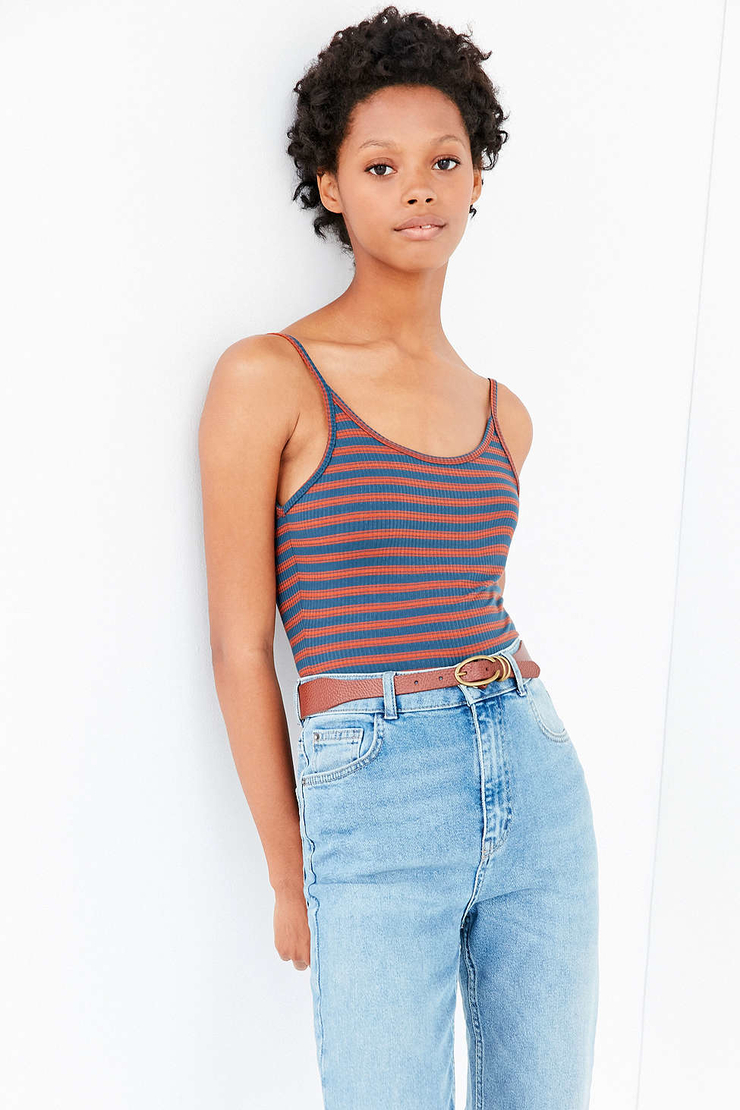 Out From Under Stripe Ribbed Bodysuit | Urban Outfitters