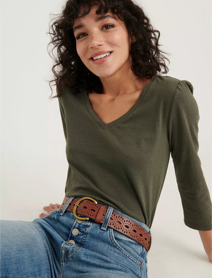 Beachwood Cutout Belt | Lucky Brand