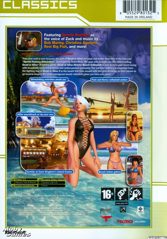 Dead or Alive Xtreme Beach Volleyball image