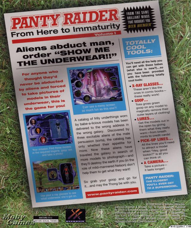 Picture of Panty Raider From Here to Immaturity