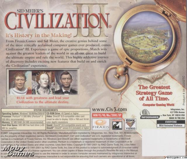 Sid Meier's Civilization III