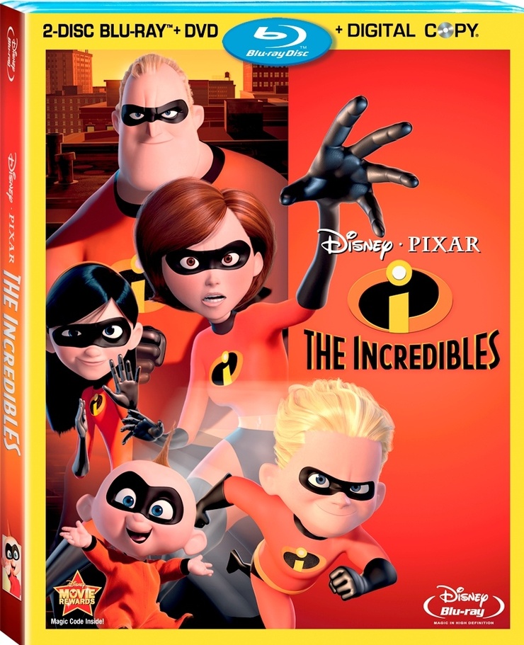 The Incredibles (Four-Disc Blu-ray/DVD Combo + Digital Copy)