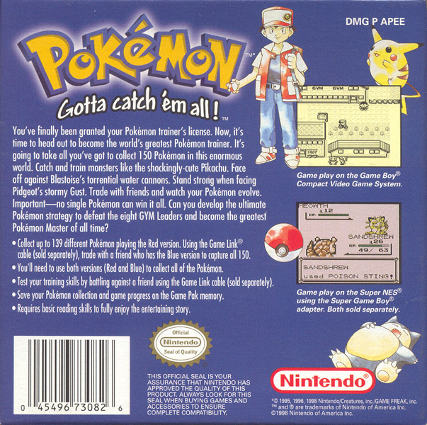 Pokemon: Blue Version