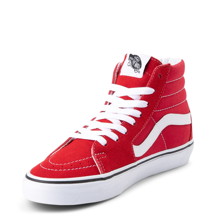 Vans Sk8 Hi Skate Shoe - Racing Red