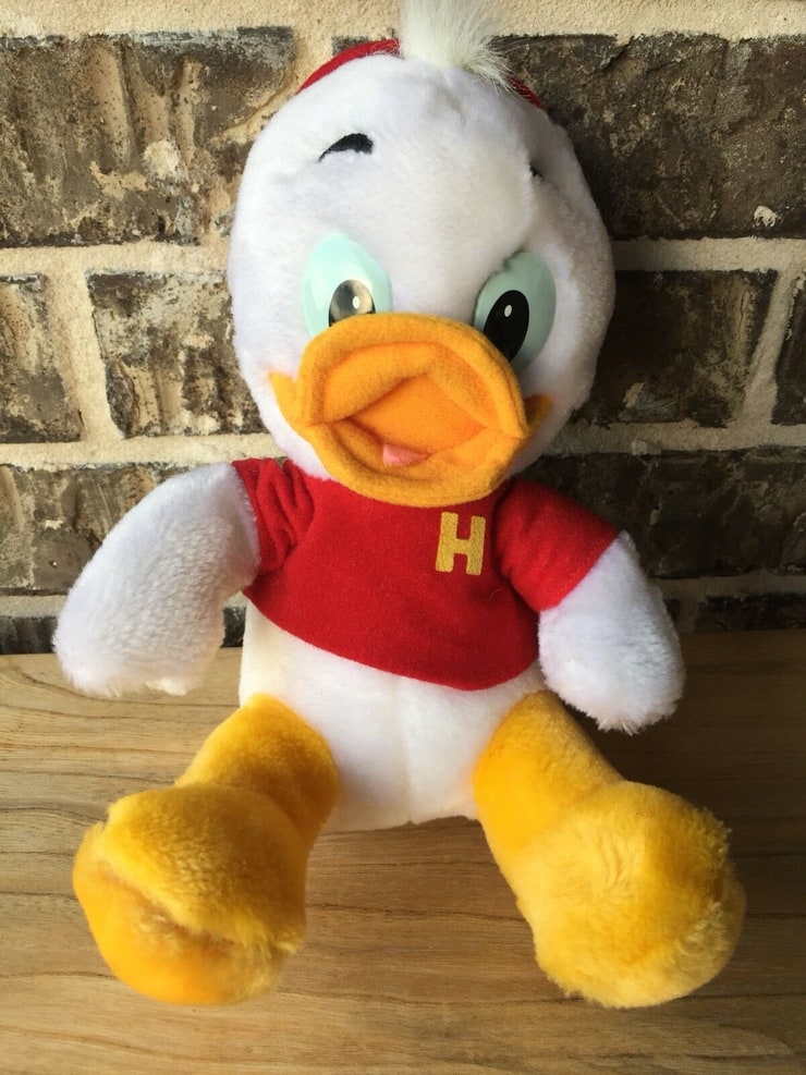 Vintage Disneyland Huey Duck Plush Stuffed Animal