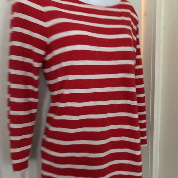 Old navy red and white striped shirt size medium