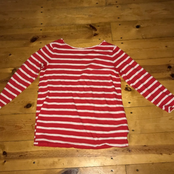 Old navy red and white striped shirt size medium