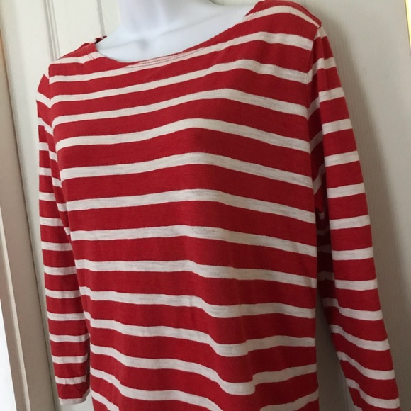 Old navy red and white striped shirt size medium