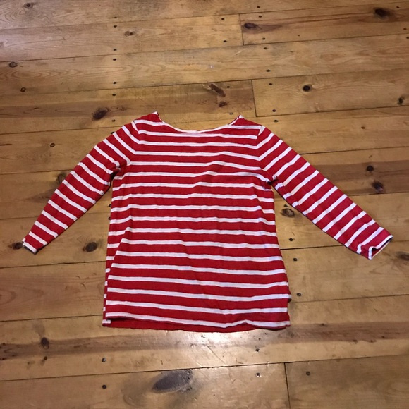 Old navy red and white striped shirt size medium
