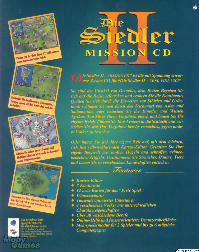 The Settlers II: Mission CD (Add-on)