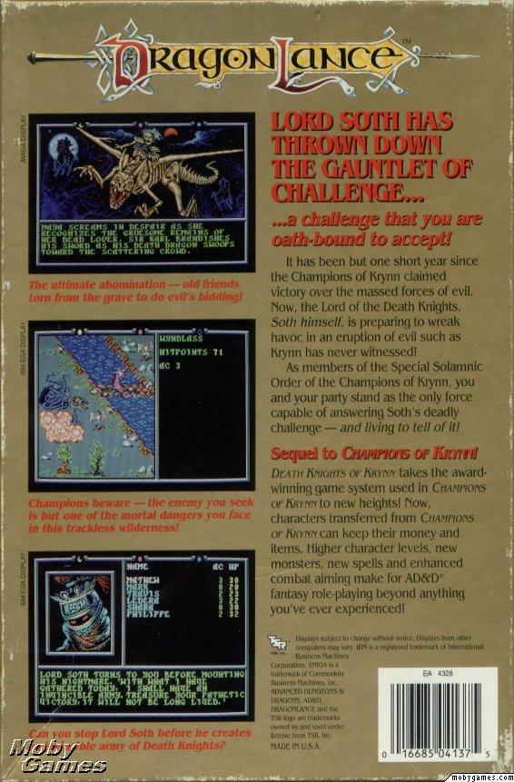 Death Knights of Krynn: DragonLance Vol II