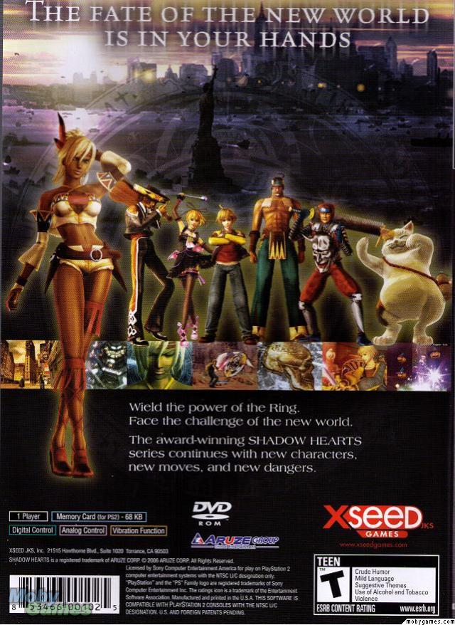 Shadow Hearts: From the New World Shadow Hearts: From the New World