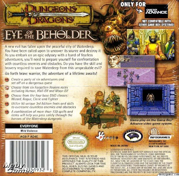 Dungeons & Dragons: Eye of the Beholder