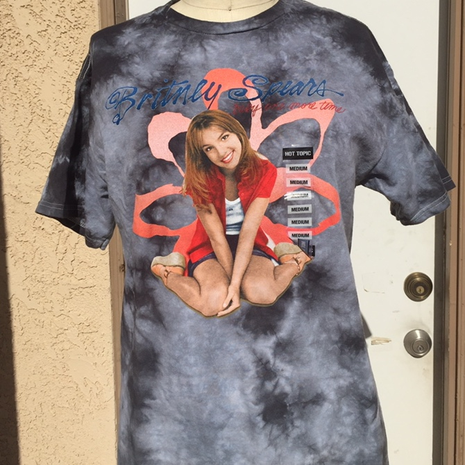 Britney Spears ...Baby One More Time Tie Dye T-Shirt