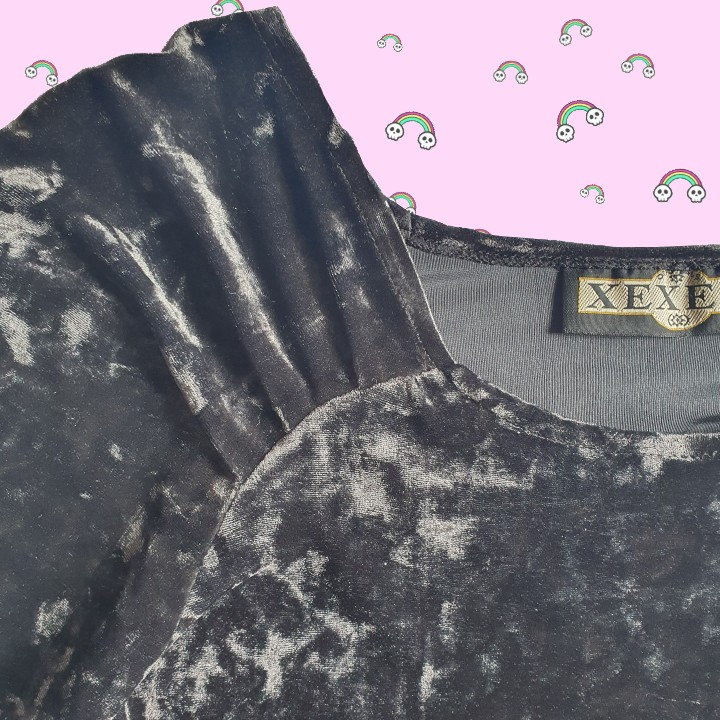 Picture of Black Velvet Dress