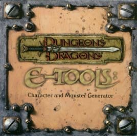 Dungeons and Dragons: E-Tools Character and Monster Generator