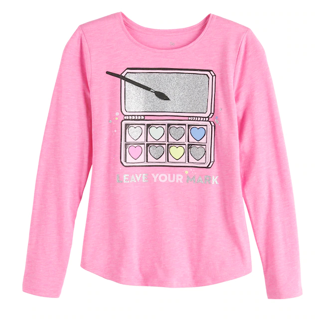 Girls 6-20 & Plus Size SO® Long Sleeve Graphic Tee