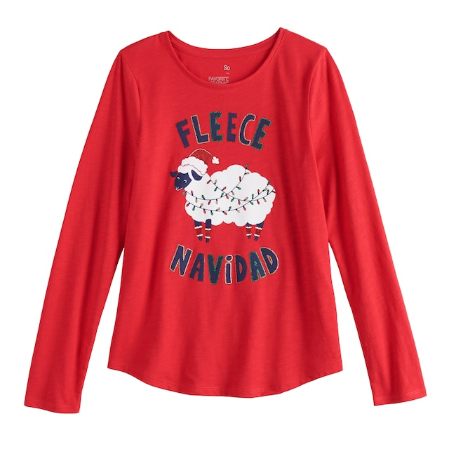 Girls 6-20 & Plus Size SO® Long Sleeve Graphic Tee