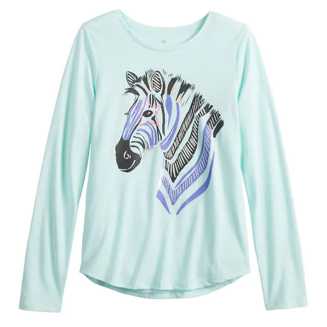 Girls 6-20 & Plus Size SO® Long Sleeve Graphic Tee