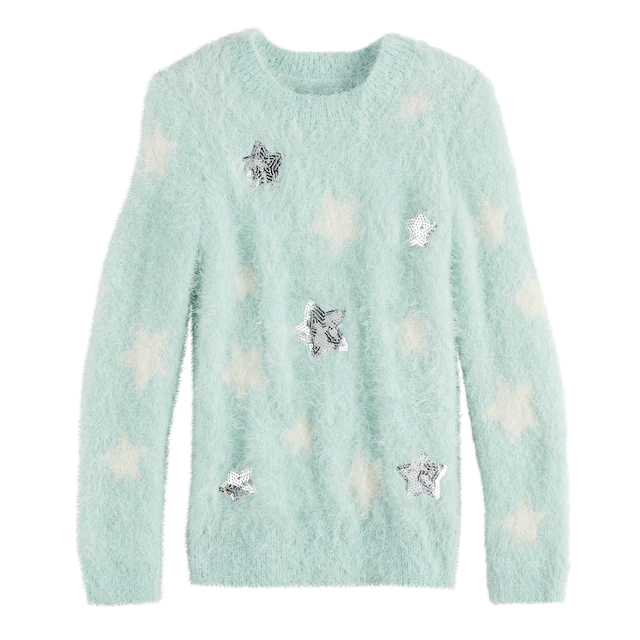 Girls 6-16 & Plus Size SO® Sequin Sweater