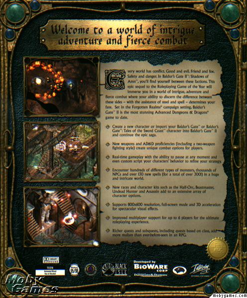 Baldur's Gate II: Shadows of Amn