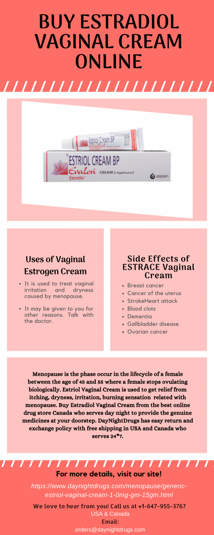 Buy estradiol vaginal cream online