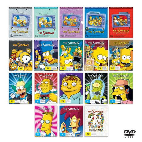 The Simpsons Complete Series Ultimate Collection Seasons 1-17 Season 20