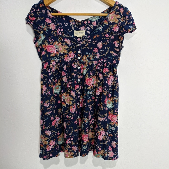 Picture of Denim & Supply Floral Button Front Mini Dress