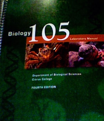 Biology 105 Laboratory Manual