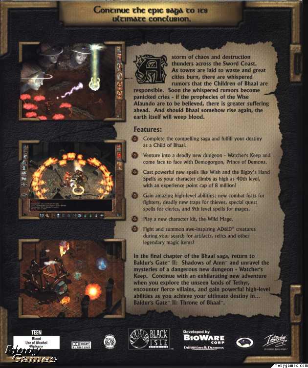 Baldur's Gate II: Throne of Bhaal