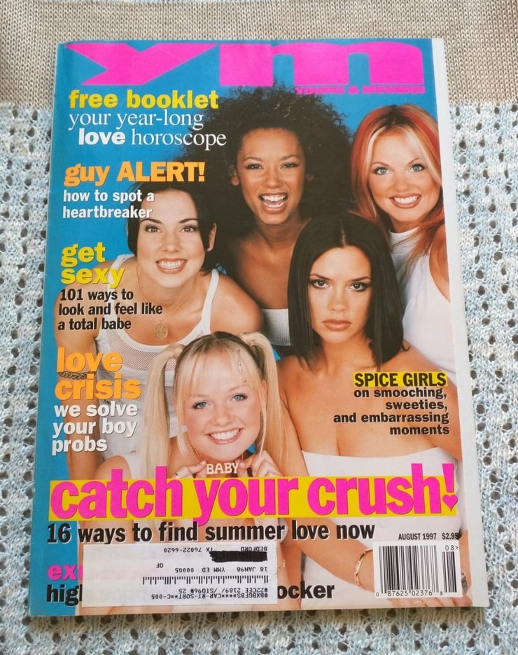 Spice Girls YM August 1997 Magazine