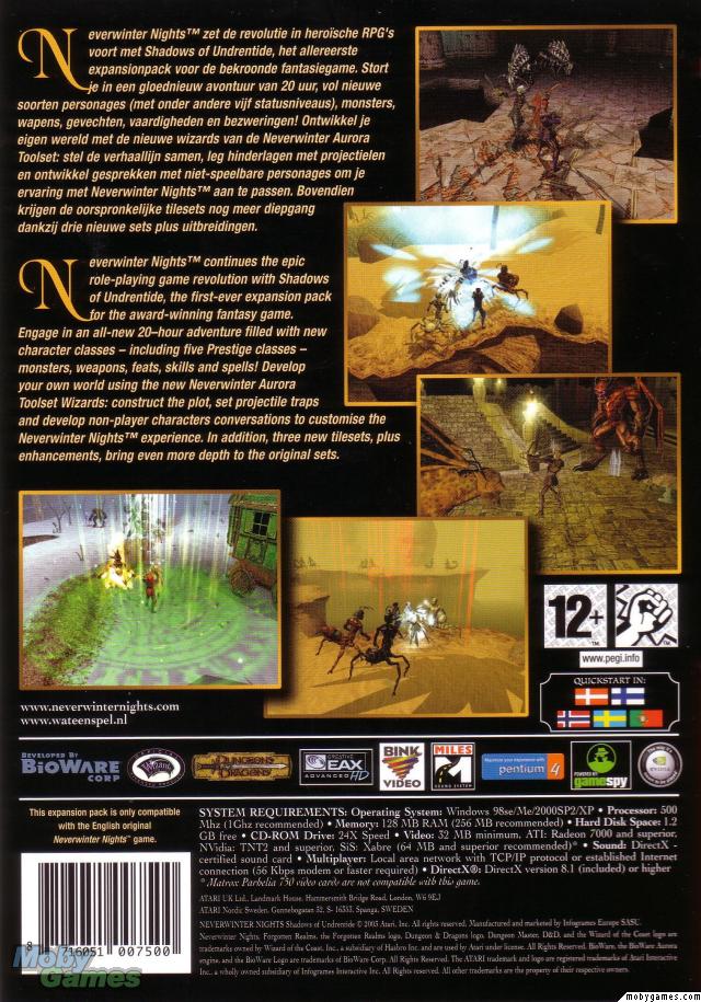 Neverwinter Nights: Shadows of Undrentide