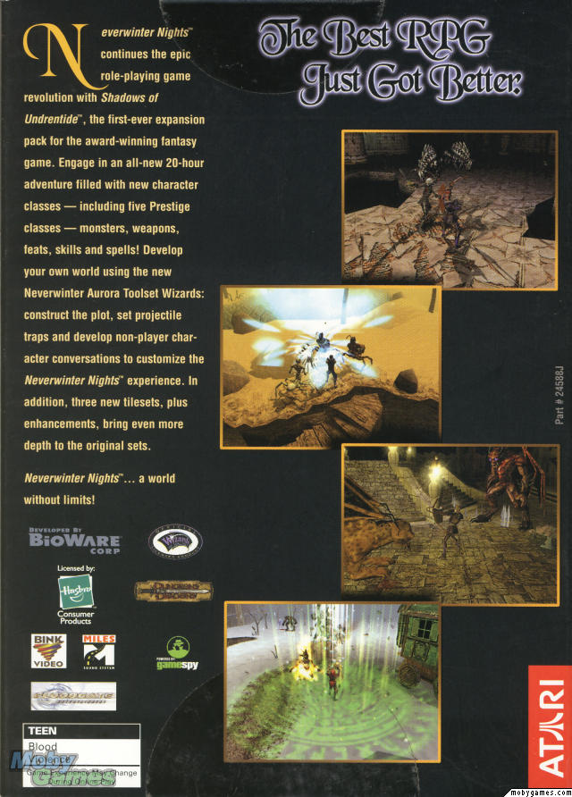 Neverwinter Nights: Shadows of Undrentide