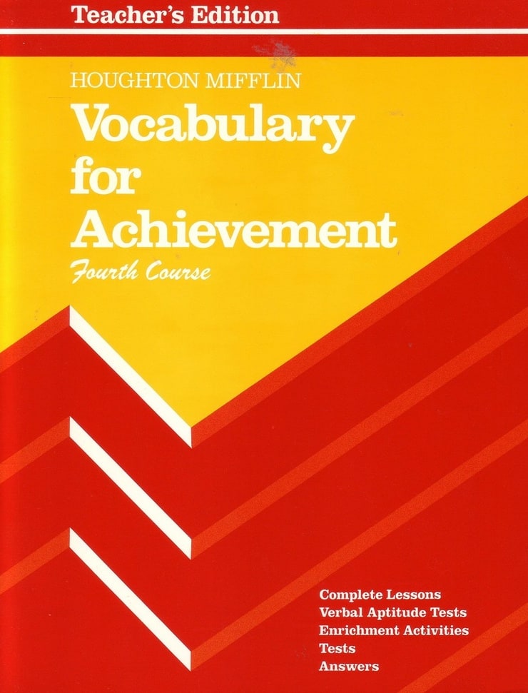Vocabulary for Achievement 4th Course (Teacher's Edition)