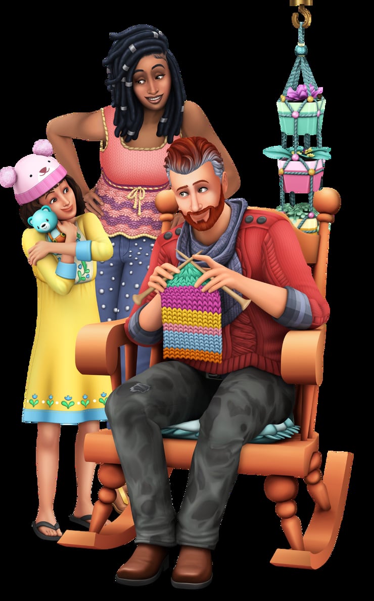 The Sims 4 Nifty Knitting Stuff Image