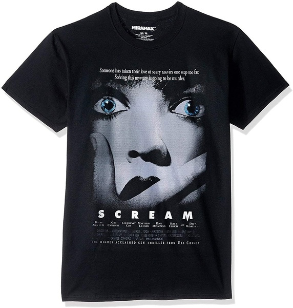 Men's Scream Movie Poster Short Sleeve T-Shirt