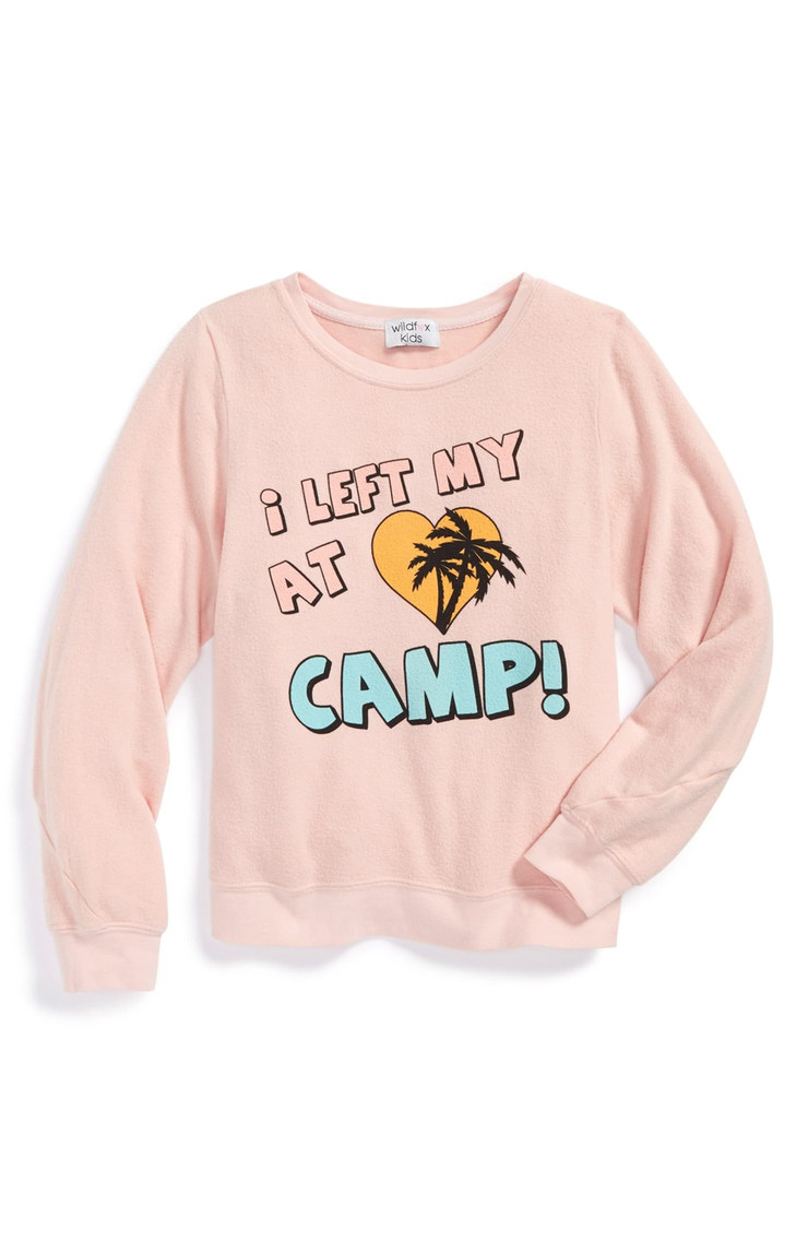 WILDFOX | Left My Heart At Camp Sweater (Big Girls) | Nordstrom Rack